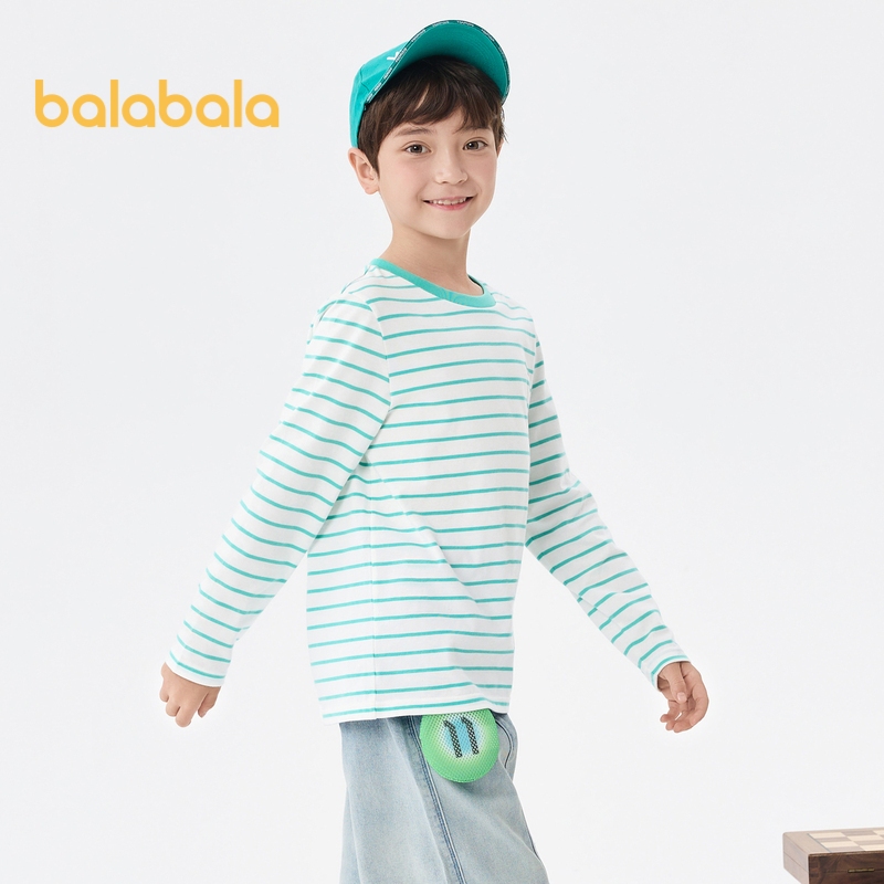Balabala เสื้อแขนยาวคอกลมสำหรับเด็ก