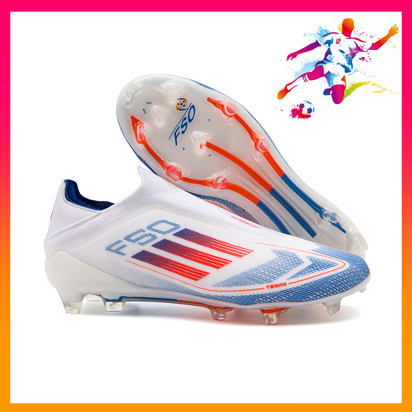 Messi F50 ใหม่ฟุตบอลโลก FG soccer Boots รองเท้าฟุตบอลเดียวกันผู้ใหญ่เด็กสตั๊ดรองเท้ากีฬาการฝึกอบรมกลางแจ้งขนาด 40 ~ 45