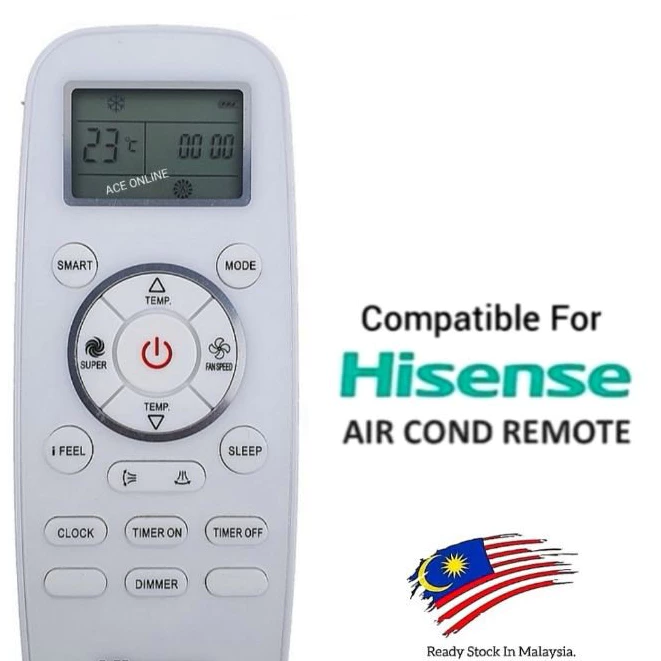 รีโมทคอนโทรลเครื่องปรับอากาศ Hisense เปลี่ยน DG11L1-02 สําหรับ DG11L1-01 DG11L1-03, DG11L1-04 รีโมทคอนโทรลเครื่องปรับอากาศ Hisense