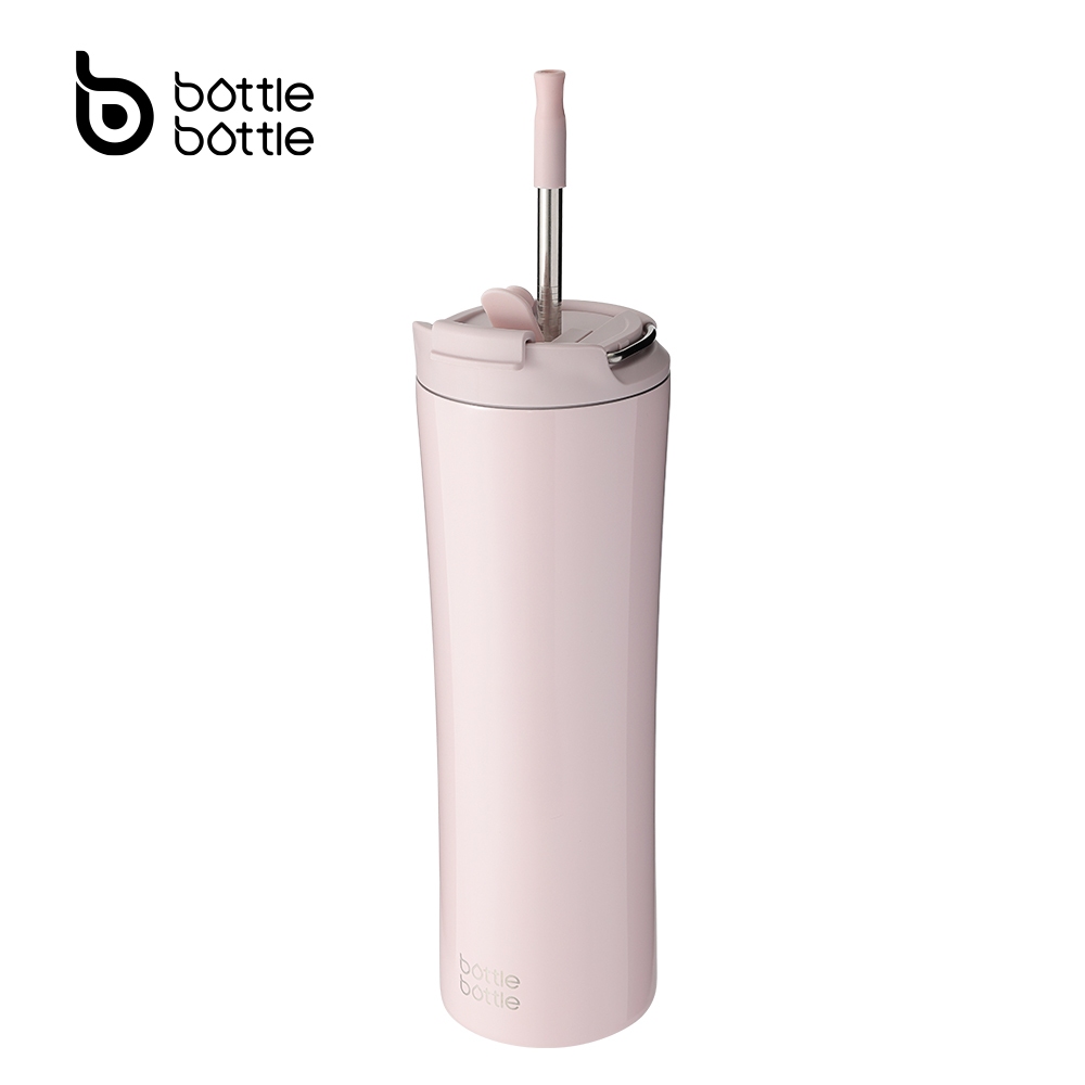 BOTTLE BOTTLE ขวดน้ําสเตนเลส 24 ออนซ์ แบบพกพา 700 มล. พร้อมหลอด และซิลิโคนกันลื่น