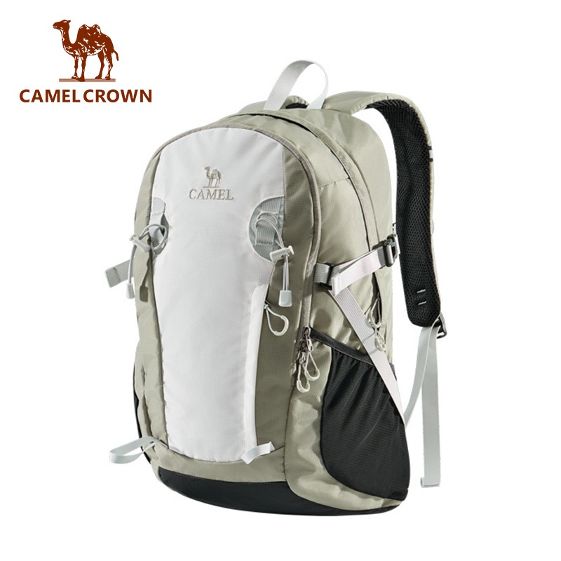 CAMEL CROWN  25L กระเป๋าเป้สะพายหลังกระเป๋าปีนเขาเดินทางกลางแจ้ง, เดินป่าปีนเขากันน้ํา