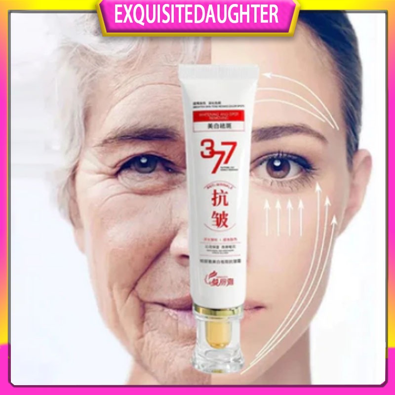 [พร้อม คลังสินค้า] 377 ครีมต่อต้านริ้วรอยไวท์เทนนิ่งสูตรบางเบาให้ความชุ่มชื้นบริษัทต่อต้านริ้วรอยคอลลาเจนครีมเอสเซ้น美白