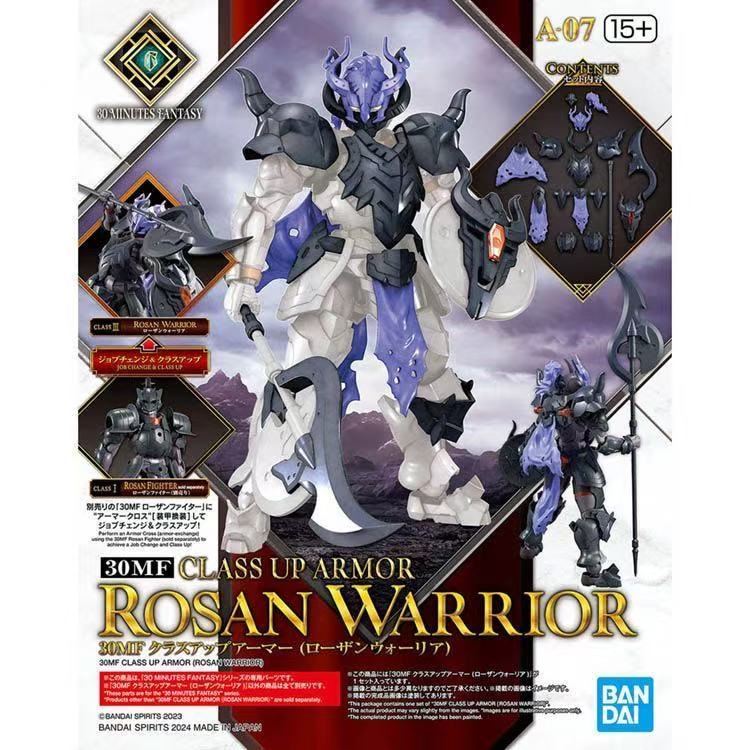 [คลังสินค้าพร้อม] Bandai/bandai สินค้าใหม่ 30 นาที Mission 30MF Series 1/144 อุปกรณ์เสริมแพคเกจ ROSAN WARRIOR รุ่นประกอบ