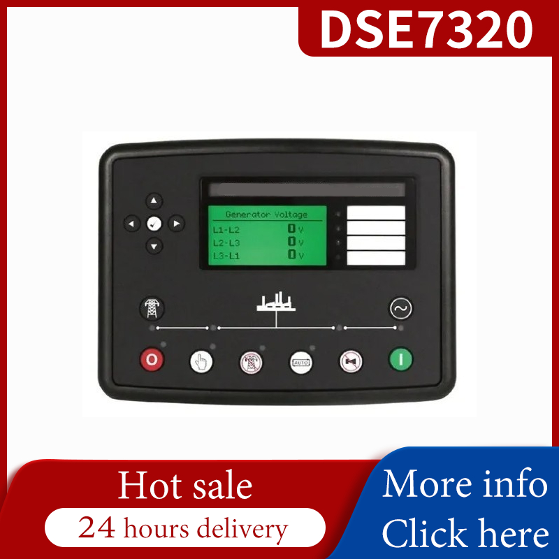 สต๊อกพร้อมDSE7320 Deep Sea Electronics DSE 7320 MKII AMF Controller สําหรับเครื่องกําเนิดไฟฟ้าหลัก F