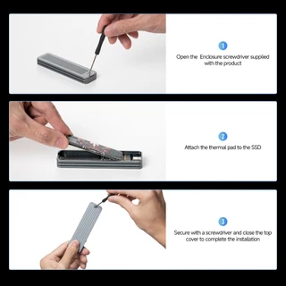 Fanxiang MD87 M.2 SSD กรณี SSD Enclosure SATA NVMe Dual Protocol 10Gbps USB 3.2 Gen2*2 Type C UASP