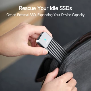 Fanxiang MD87 M.2 SSD กรณี SSD Enclosure SATA NVMe Dual Protocol 10Gbps USB 3.2 Gen2*2 Type C UASP