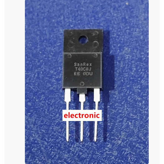 ชิ้นส่วนอิเล็กทรอนิกส์ T40C8J TO-218 Triod Silicon แบบควบคุมสองทาง