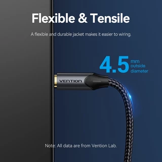 Vention Optic Audio Digital Optical Fiber Cable Toslink 1m 5m SPDIF Coaxial Cable for Amplifiers Player PS5 Soundbar Cable
