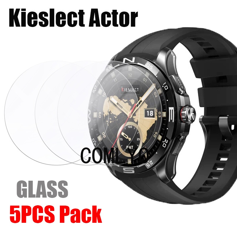 สําหรับ Kieslect Actor กระจกนิรภัยสมาร์ทนาฬิกาป้องกันหน้าจอ 9H 2.5D ฟิล์ม