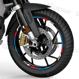 สะท้อนแสงรถจักรยานยนต์สติกเกอร์ล้อขอบฮับเทปdecals 10"12 "13 "14" 15 "16" 17 "18" นิ้วตกแต่งสําหรับHONDA SUZUKI KTM BMW Yamaha Kawasaki Benelli Ducati Aprilia