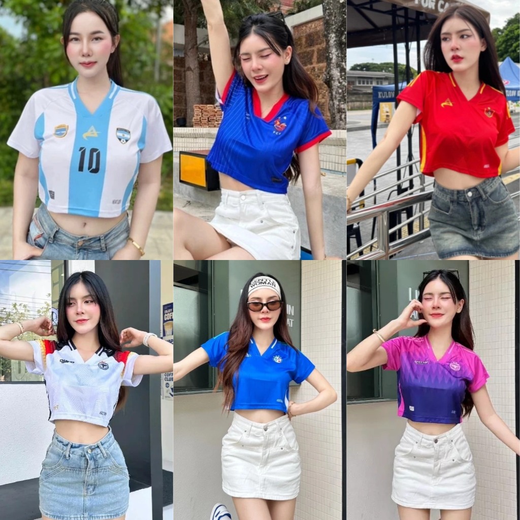 Cropball เสื้อยืด Stripe Crop Top แขนสั้น V คอ Babytee ผู้หญิงแฟชั่น Clothse หลายสีและสไตล์เซ็กซี่ Body-Hatchwork เสื้อ Street สวมใส่สําหรับผู้หญิง 2025