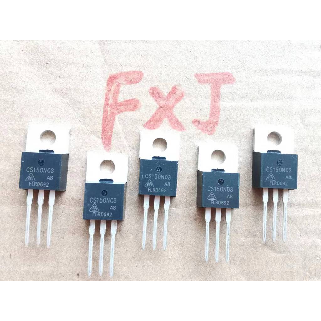 ((5 ชิ้น) CS150N03A8 ยี่ห้อใหม่ CS150N03 TO-220 Field Effect Tube