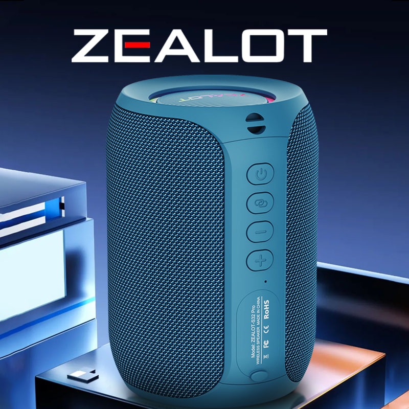 ZEALOT S32Pro ลำโพงปาร์ตี้ 15W | แบต3600mAh | กันน้ำIPX4 | ไฟ RGB และสายคล้อง สำหรับเทศกาลดนตรี