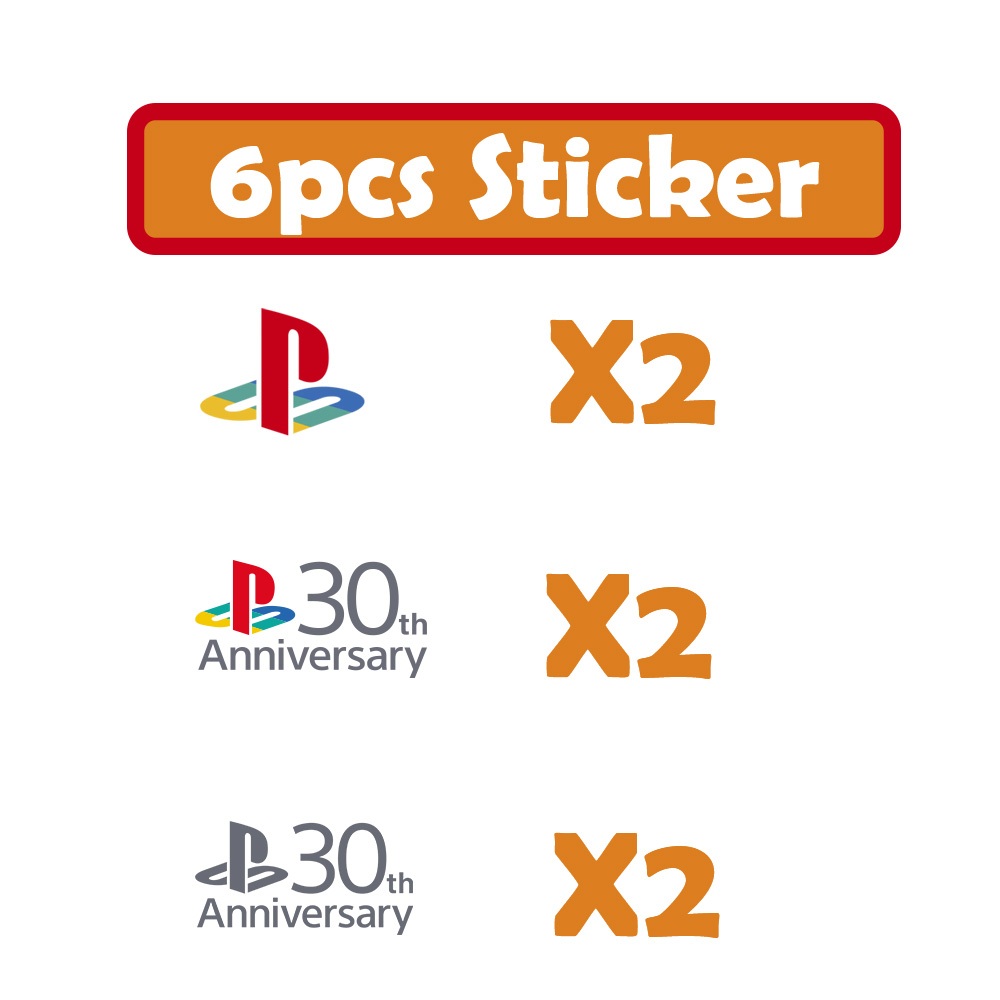 Limited 30th Anniversary สําหรับ PS5 Pro Faceplate สติกเกอร์โลโก้ไวนิล Playstation 5 Fat Console Cover Face Plate Shell Replacement