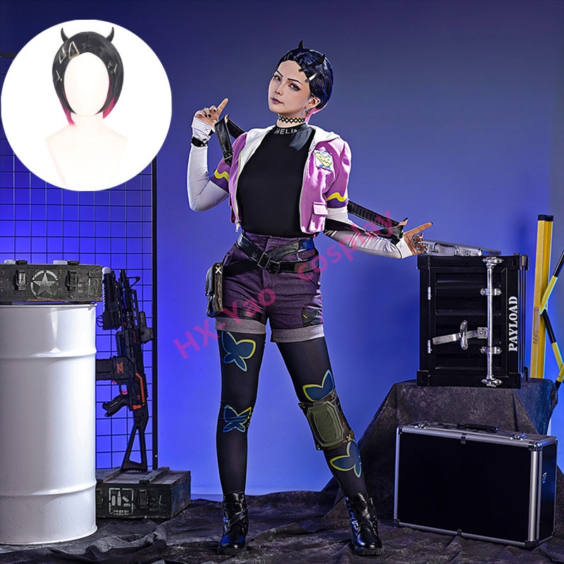 【HX-YAO】Valorant Clove cosplay Valente Clove Immortal คอสเพลย์เกมตัวละครเครื่องแต่งกายประสิทธิภาพ