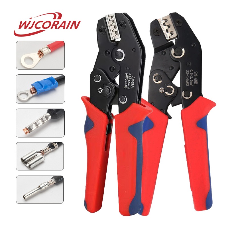 Sn-58b SN-48B Crimping tool Crimping คีมฉนวนบาร์รถบัสชายขั้วต่อ terminal