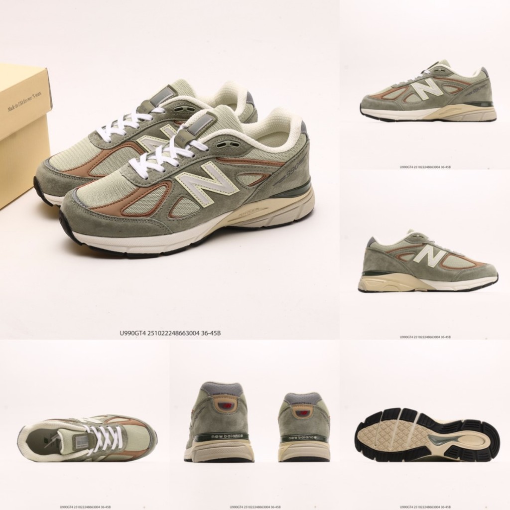 New Balance 990 V4 รองเท้าลําลองผู้ชายผู้หญิงรองเท้า U990GT4