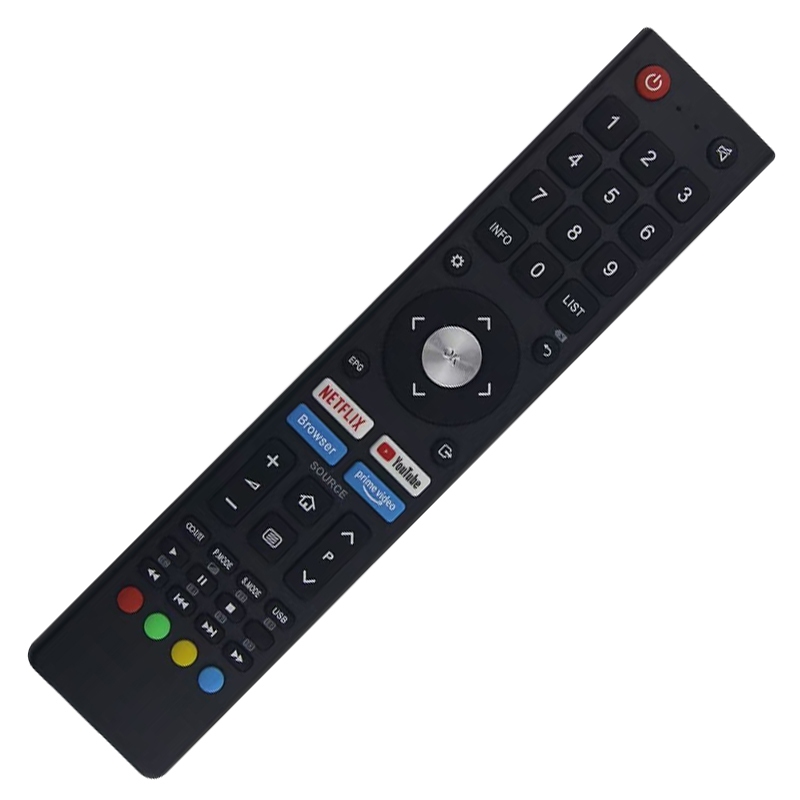 รีโมทคอนโทรลเข้ากันได้กับ CHIQ TV U55H7A U58H7A U43H7A GCBLTV02ADBT อะไหล่
