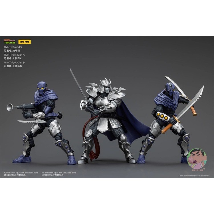 JOYTOY Teenage Mutant Ninja Turtles TMNT Shredder & Foot Clan Action Figure