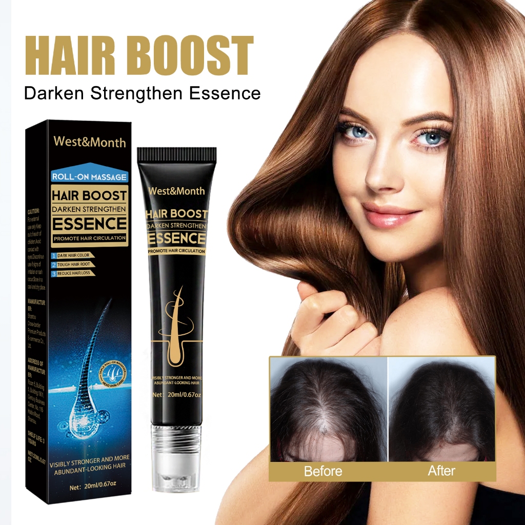 West & Month Dense Hair Roller Ball Scalp Massage Moisturizing Hair Roots Dense Soft Hair Care Rolle