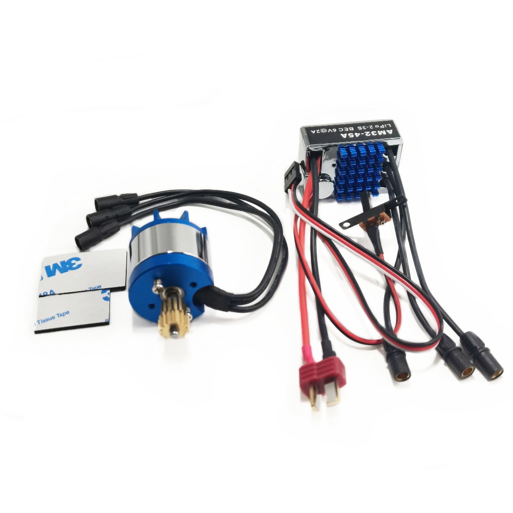 Mn128 MN86 MN86S outrunner brushless 2830 2400kv มอเตอร์ 45A AM32 brushless ESC พิเศษสําหรับ crawler