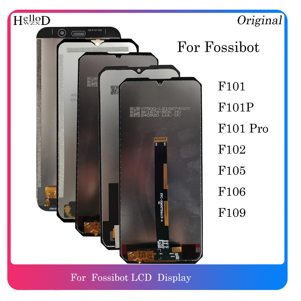 LCD สําหรับ Fossibot F101 F101P F101 Pro F102 F105 F106 F109 จอแสดงผล LCD Touch Screen Digitizer Ass