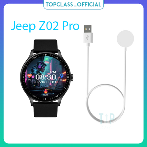สายชาร์จ USB ทดแทนสําหรับสมาร์ทวอทช์ Jeep Z02 Pro