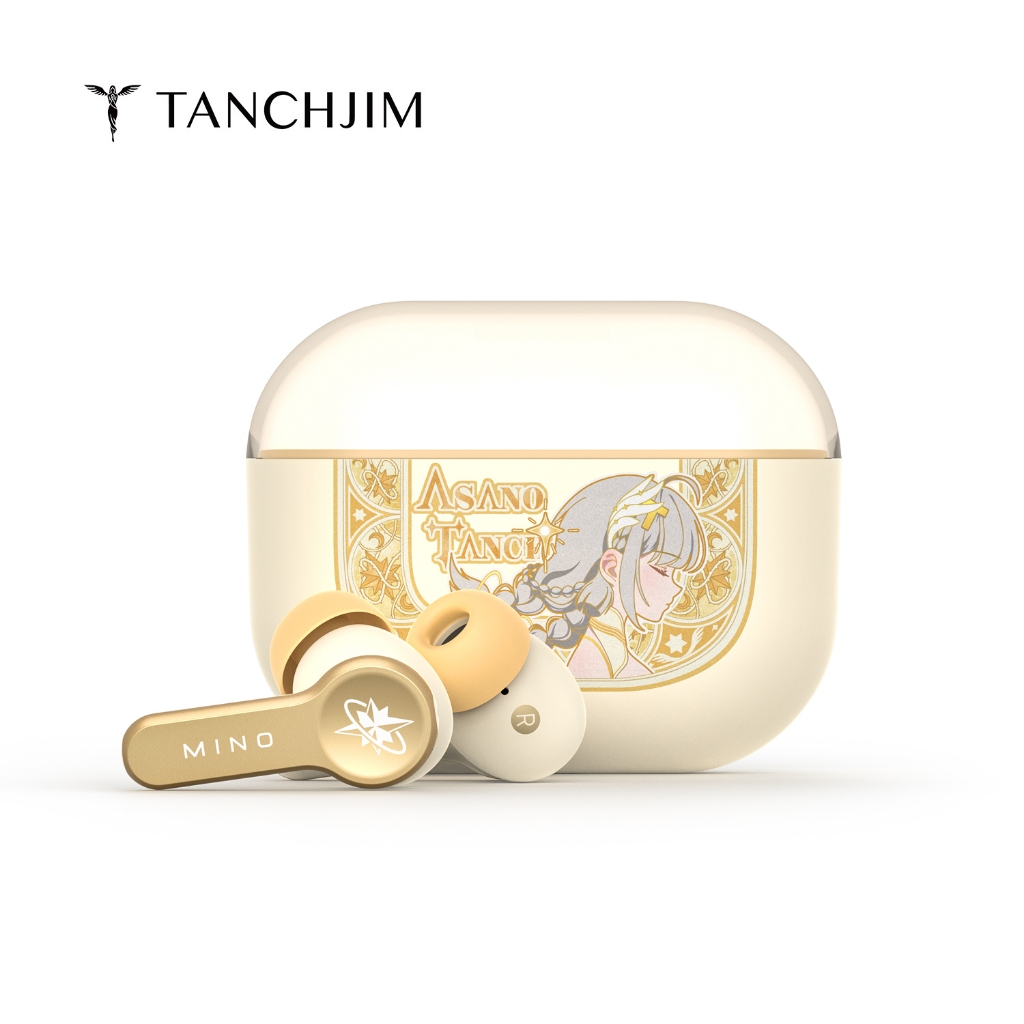 TANCHJIM MINO Tanch Asano Limited TWS Wireles บลูทูธ 5.3 หูฟังไดรเวอร์แบบไดนามิก ANC หูฟังกีฬาชุดหูฟ