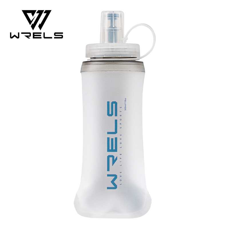 WELS Soft Flask TPU ขวดน้ําแบบพับได้ปลอดสาร BPA สําหรับการวิ่งกลางแจ้ง#SH07