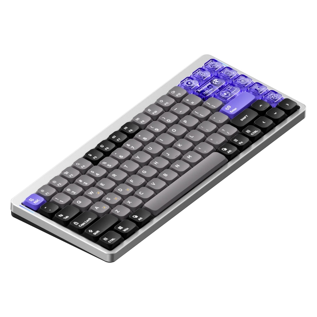 Nuphy Air75 HE Rapid Trigger Gaming Keyboard, คีย์บอร์ดแม่เหล็กแบบมีสาย 84 คีย์, การดําเนินการที่ปรั