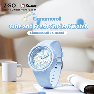 ZGO x Sanrio นาฬิกาเด็ก กันน้ํา100% สายข้อมือเรืองแสง ของขวัญสำหรับเด็ก ของขวัญสำหรับเด็ก 877