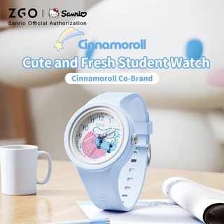 ZGO x Sanrio นาฬิกาเด็ก กันน้ํา100% สายข้อมือเรืองแสง ของขวัญสำหรับเด็ก ของขวัญสำหรับเด็ก 877