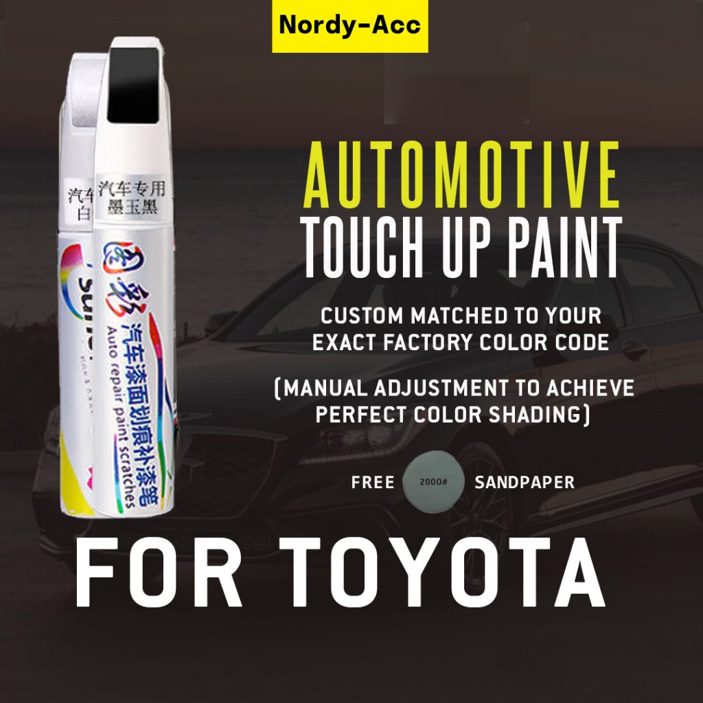 Touch UP ปากกาสีสําหรับ TOYOTA สี SCRATCH คอนซีลเลอร์ปากกา 040 W09 1G3 R71 218 3R3 4R8 1D6 3R0 1E7 2