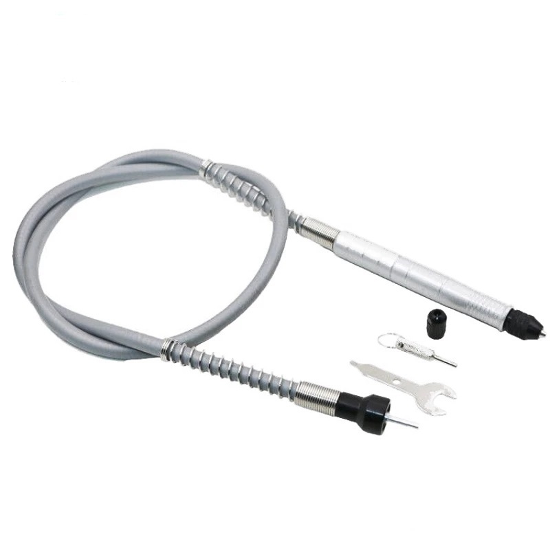 Universal 895-910 มม.อลูมิเนียมเพลายืดหยุ่น Keyless Chuck 1/8"(3.175 มม.) Connector Fit เครื่องบดไฟฟ้าโรตารี่เครื่องมือ