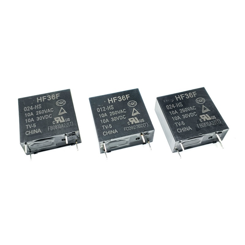 รีเลย์ขนาดเล็ก HF36F 012-HS 024-HS 10A 4 Pin รีเลย์ขนาดเล็ก