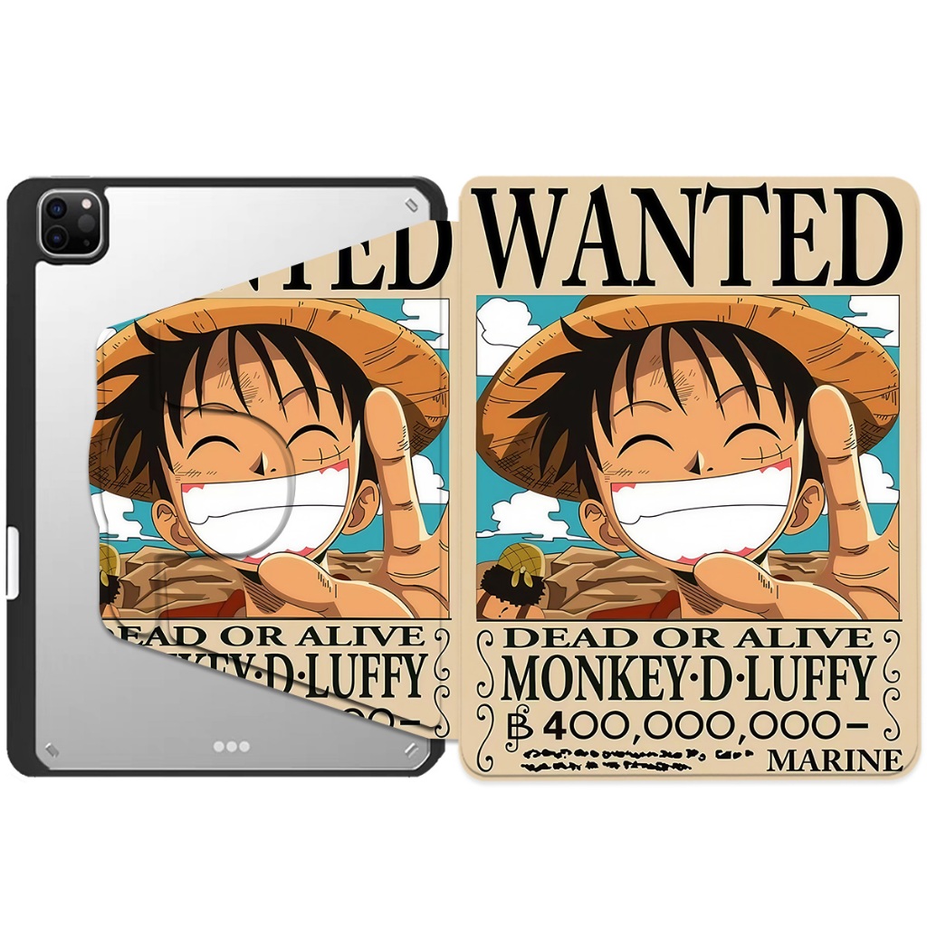 เคสไอแพด ปรับองศาได้ 360° for Air5 Air6 Air4 gen10 10.9 Gen7 gen8 gen9 10.2 gen5 gen6 9.7 air3 Air11 Air13 Pro11 pro12.9 pro13 mini4/mini5 mini6 mini7One Piece เคสสำหรับไอแพด