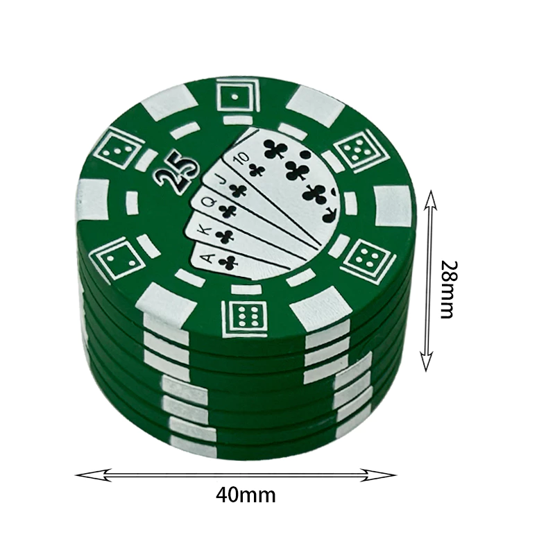 40mm เล่นไพ่สไตล์บด 3 ชั้นโลหะบัตรช่องเสียบเฮิร์บ grinder แบบพกพาเครื่องมือครัวขนาดเล็กของขวัญวันหยุด thumbnail 8