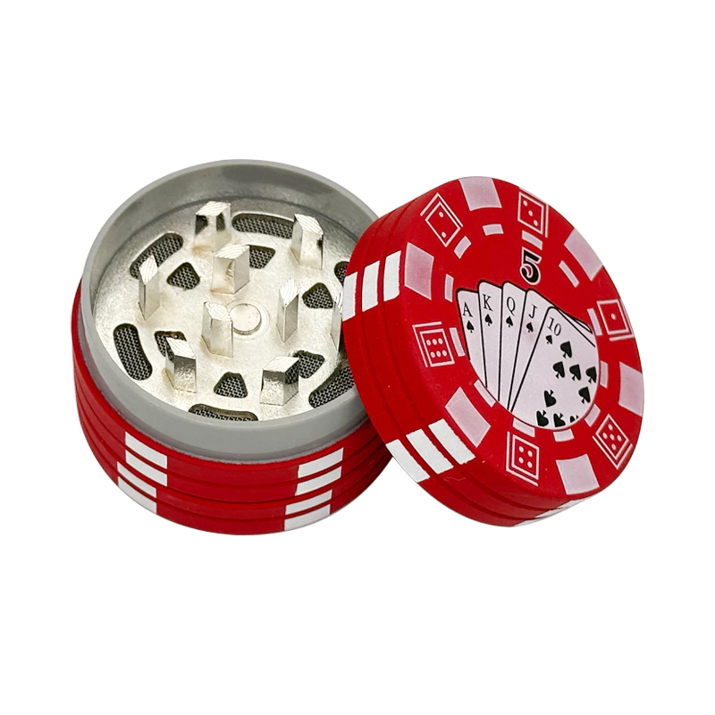 40mm เล่นไพ่สไตล์บด 3 ชั้นโลหะบัตรช่องเสียบเฮิร์บ grinder แบบพกพาเครื่องมือครัวขนาดเล็กของขวัญวันหยุด thumbnail 6