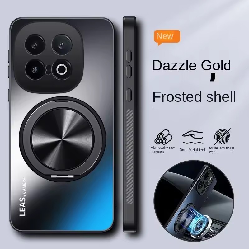 สําหรับ iQOO 15 13 12 neo 10 9 8 9s z9 z9x turbo plus z8 z8x z7x v40 v30 v29 pro กรณี Hard Matte 360 แหวนแม่เหล็กป้องกันปกหลังสําหรับ IQOO13 12Pro iqoo12 Shell