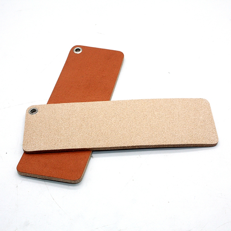 1pcหนัง180 มม.*60 มม.สีน้ําตาล Cowhide Knifeboard ขัด Sharpener หนัง Sharpening แผ่น