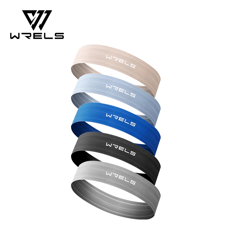 WRELS คาดศีรษะกันเหงื่อสำหรับกีฬา ระบายอากาศได้ดี ทำจากซิลิโคนยืดหยุ่นสูง #WRS0804