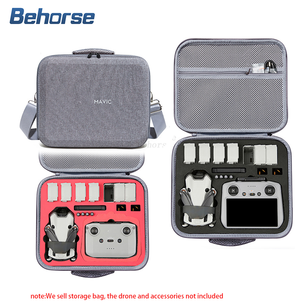 กล่องเก็บสําหรับ DJI Mini 3/Mini3 Pro กระเป๋าสะพายกระเป๋าถือสําหรับ DJI Mini 4 Pro RC & RC 2 & RC N1