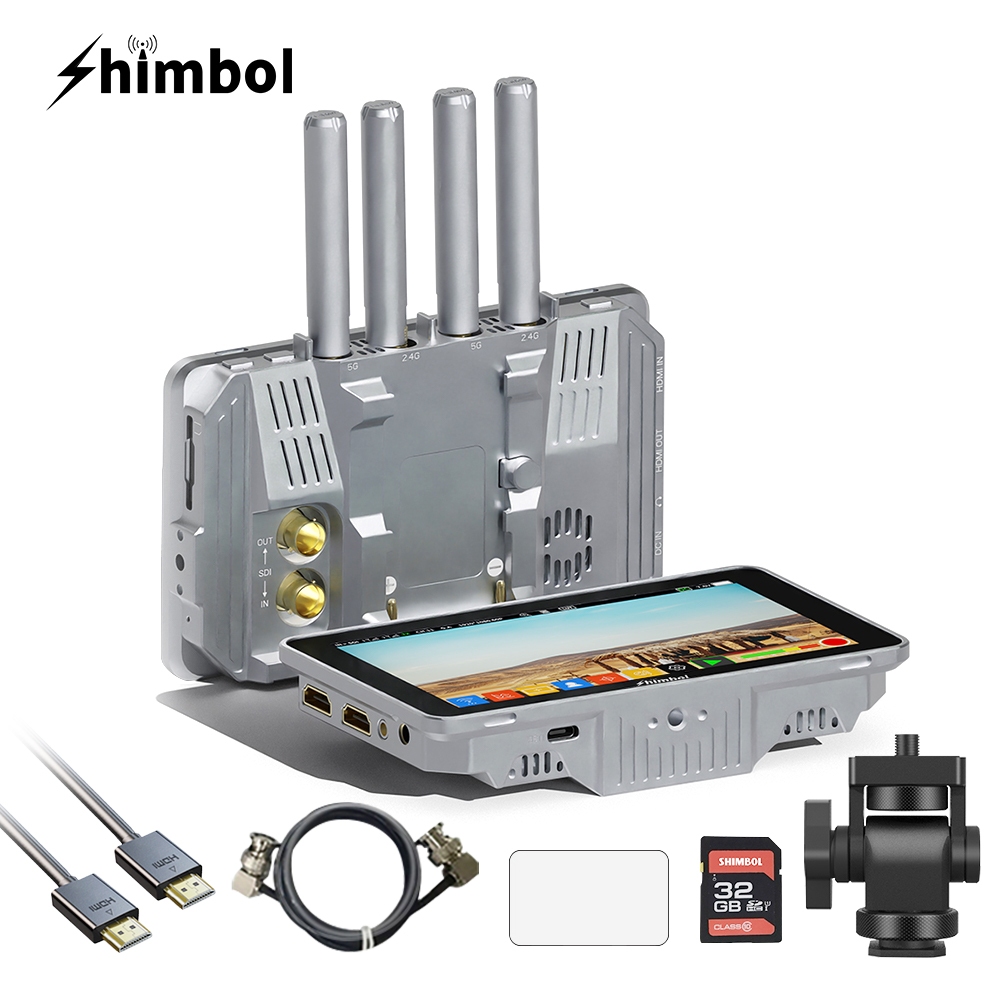 Shimbol ZO600MS 5.5 นิ้วหน้าจอสัมผัส IPS Dual-Band Wireless Recording Monitor