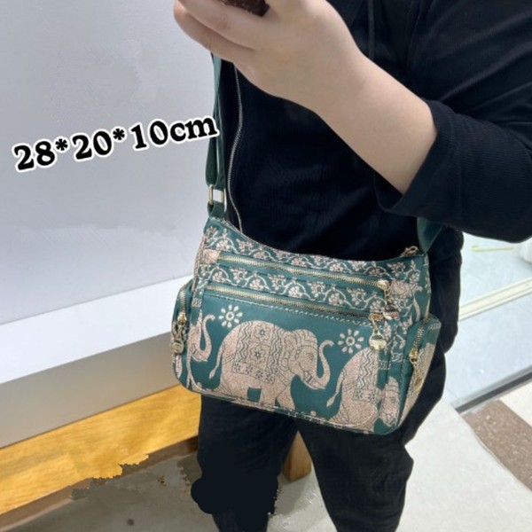 ใหม่กระเป๋าผ้า oxford แฟชั่น crossbody กระเป๋าผ้าไนลอนกันน้ำอเนกประสงค์กระเป๋ามินิ T5A