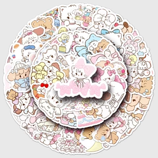56 ชิ้นน่ารัก Mikko Graffiti สติ๊กเกอร์กันน้ํา DIY สําหรับเคสโทรศัพท์แล็ปท็อปหมวกกันน็อครถสติกเกอร์ Creative Home Decal