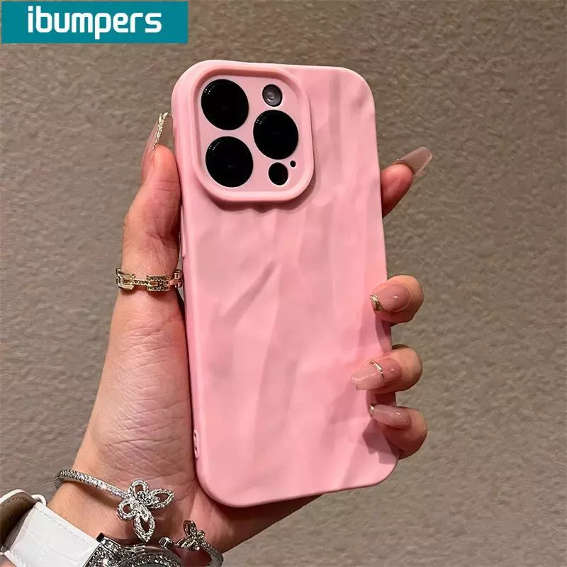 ibumpers เคสไอโฟน เคสไอโฟน แฟชั่นเรียบง่าย เคสไอโฟน สีดํา เคสโทรศัพท์มือถือ ซิลิโคนนิ่ม แบบหนา กันกระแทก รูปร่างคลื่น สําหรับ Iphone 15 14 12 13 11 Pro Max IP 7 8 Plus Iphon X Xs Xr XsMax thumbnail 9