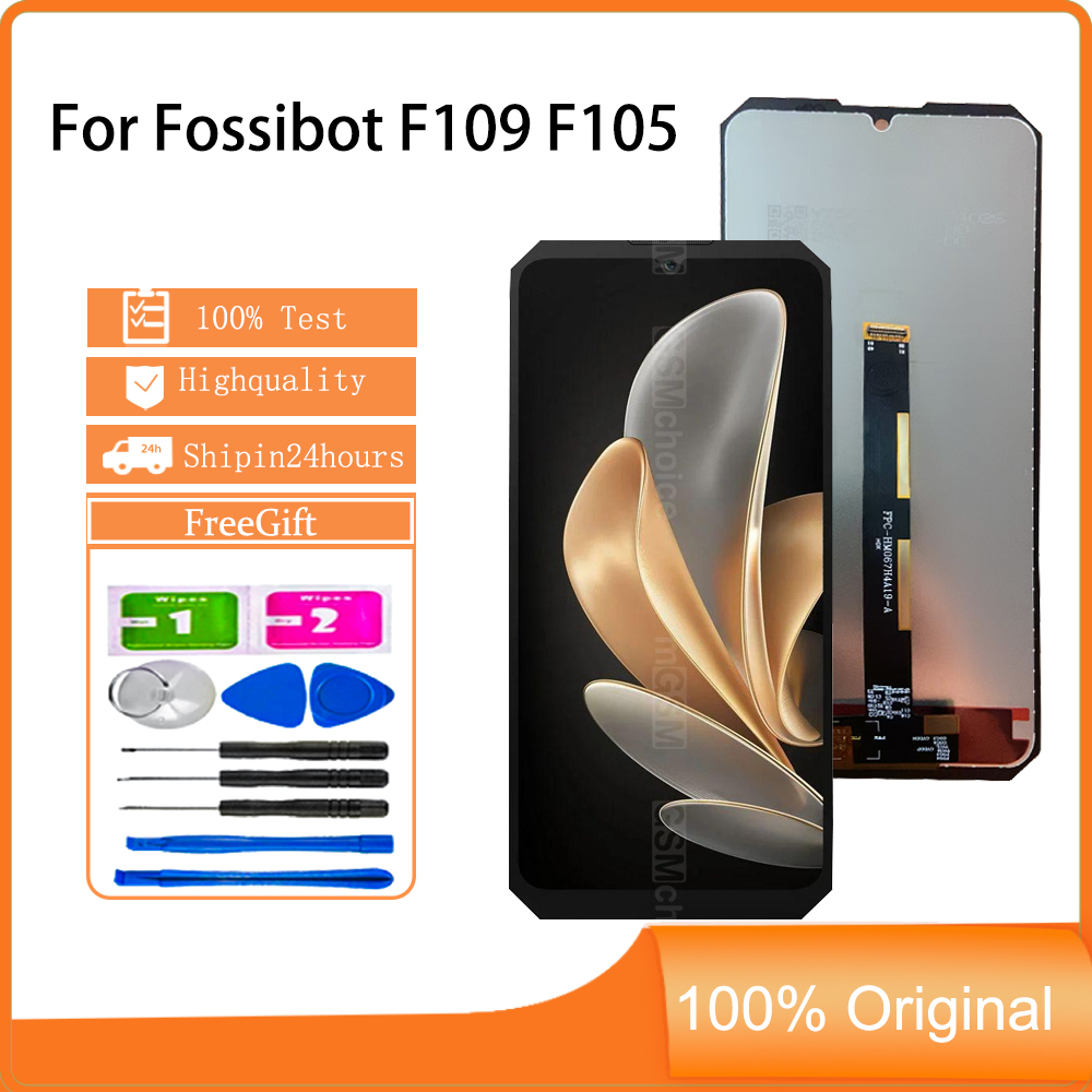 สําหรับจอแสดงผล Fossibot F109 F105 เปลี่ยนหน้าจอสัมผัส LCD