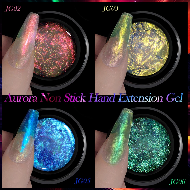 UR SUGAR Non Stick Hand Solid Extension Gel Nails Soak Off UV Gel Nails Finger Prolong Construction Hard Nail Gel ราคา ถูกที่สุด ดีลบีเคเค แกลเลอรีภาพที่ 8