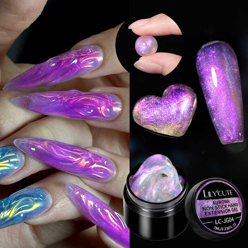 UR SUGAR Non Stick Hand Solid Extension Gel Nails Soak Off UV Gel Nails Finger Prolong Construction Hard Nail Gel ราคา ถูกที่สุด ดีลบีเคเค แกลเลอรีภาพที่ 5