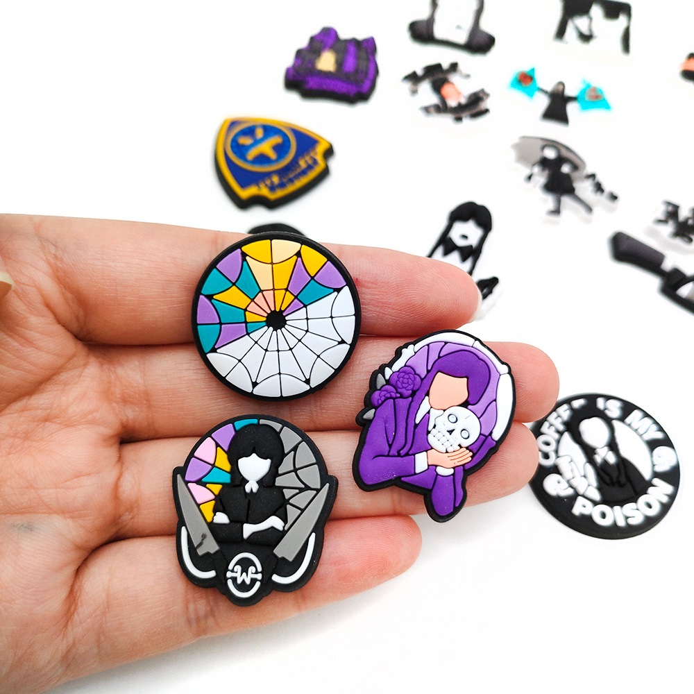 รองเท้าแตะออริจินัลพร้อมจี้ปุ่ม Charm สำหรับของขวัญเพื่อน - รูปที่ 5